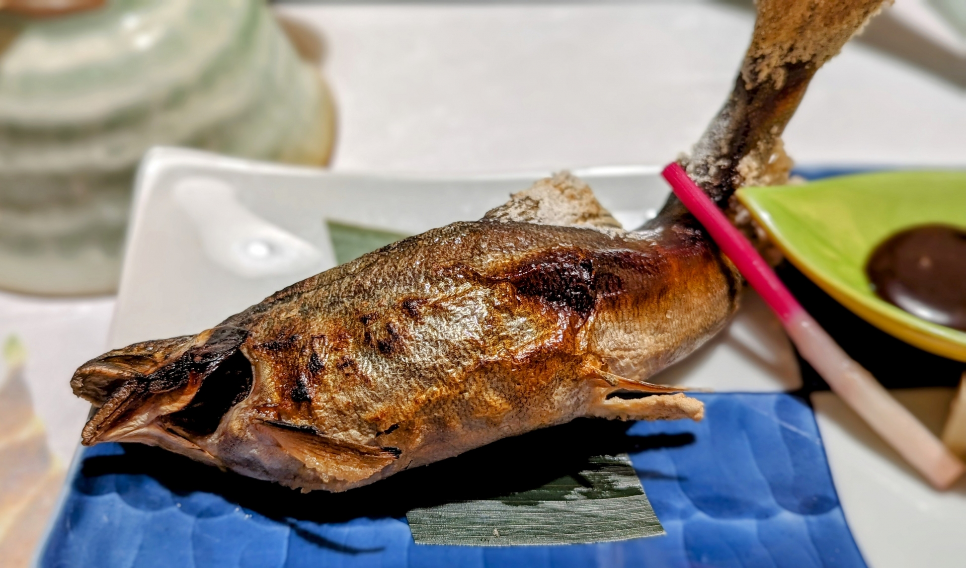 鮎の塩焼き 内臓　取らない